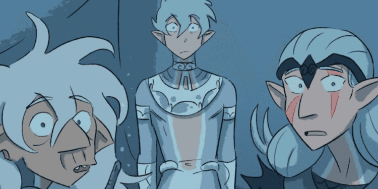 Castle Swimmer Characters: Elder Selkie, Prince Siren, and Queen Susca