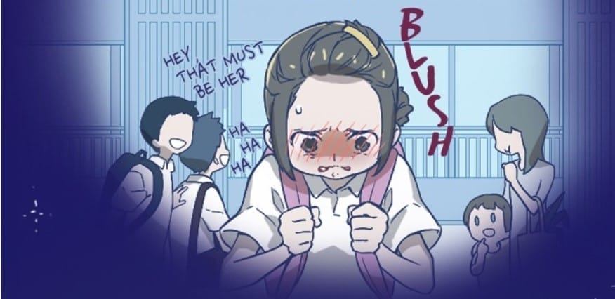 Frustrated Aru Kim Going to School