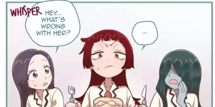 Mari, Sehui and Sua eating breakfast