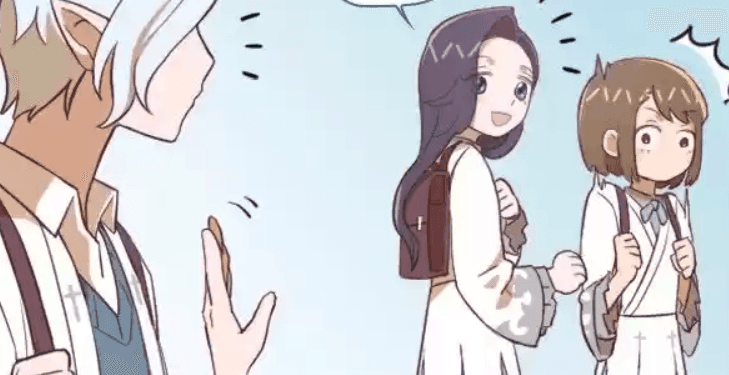 Aru, Mook and Sehui talking in Refund High School Chapter 105