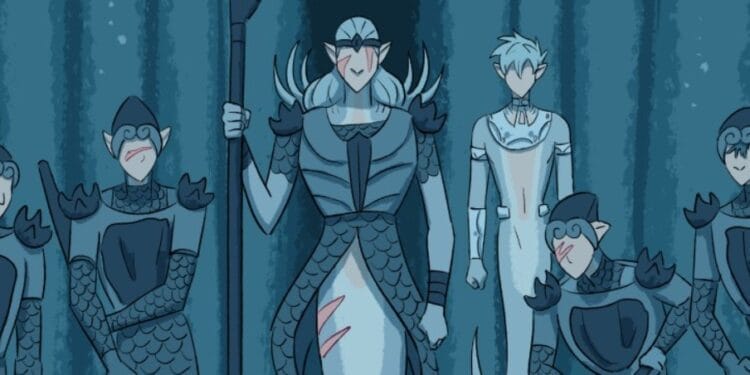 Castle Swimmer Webtoon : Queen Susca and Siren