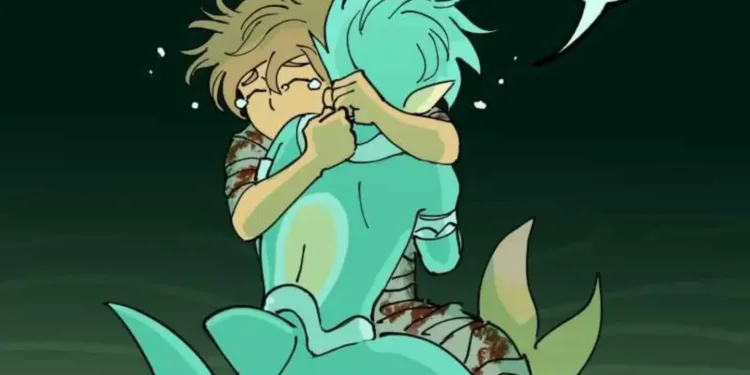 Castle Swimmer Chapter 169: Young Kappa and Siren hugging