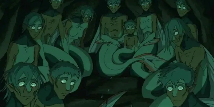 Flyfin inside whale's mouths in Castle Swimmer Season3