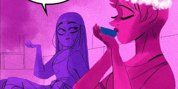 Lore Olympus Chapter 11 discussion between Persephone and Artemis