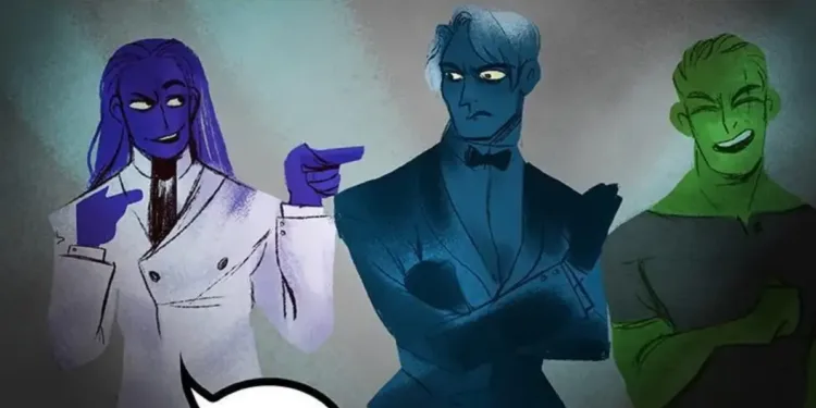 Lore Olympus Chapter 2 Hades, Zeus, and Poseidon