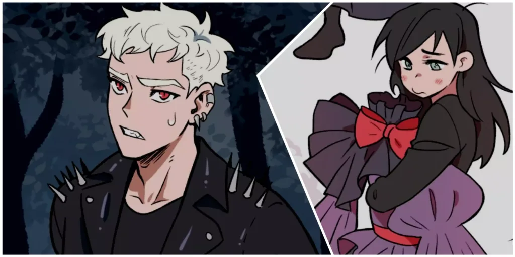 Morgana and Oz webtoon main characters