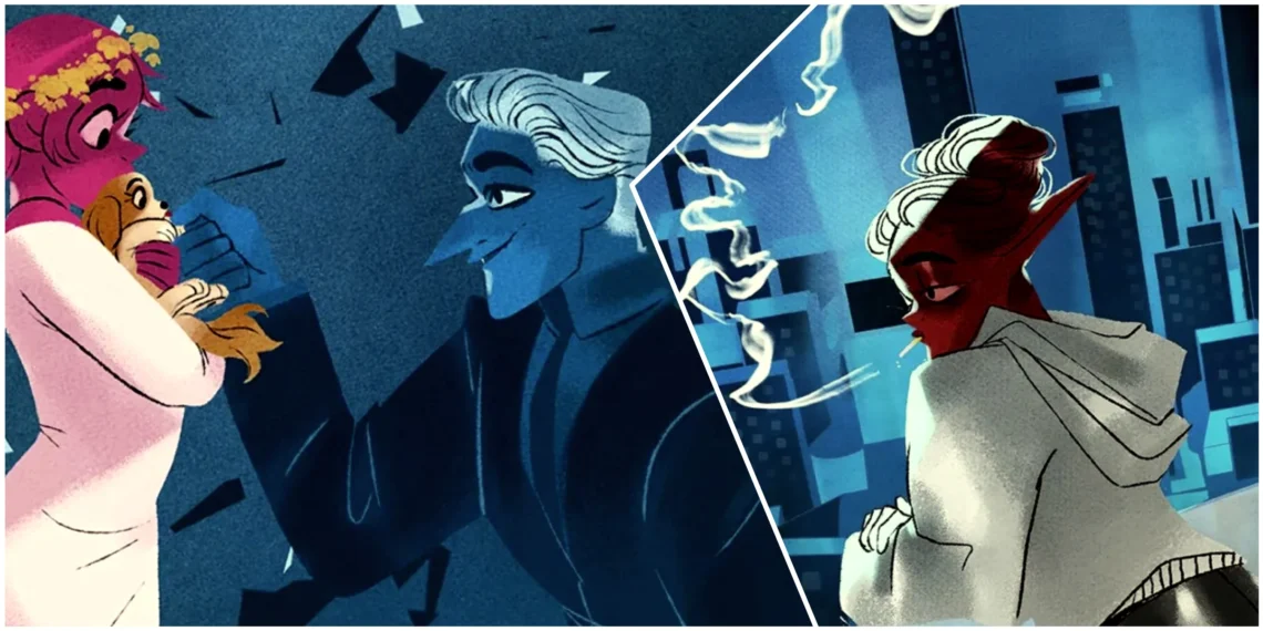 Lore Olympus Webtoon: Minthe, Hades and Persephone