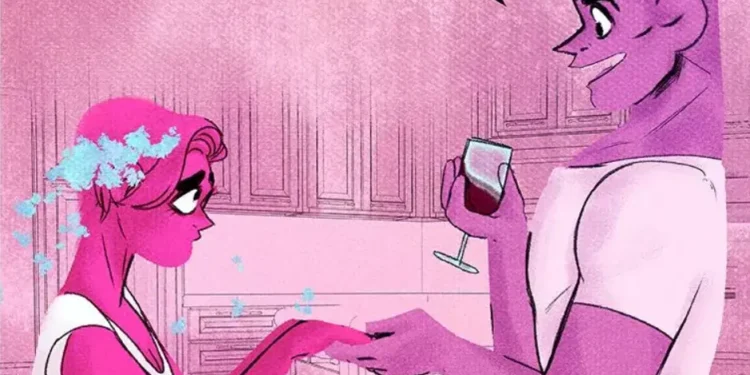 Lore Olympus Chapter 64: Persephone and Eros