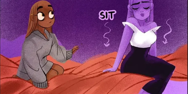 Lore Olympus Chapter 70: Aphrodite Meeting Psyche