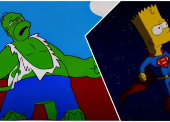 Marvel crossover and DC crossover in Simpsons