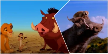 What must be the age of Timon and Pumbaa