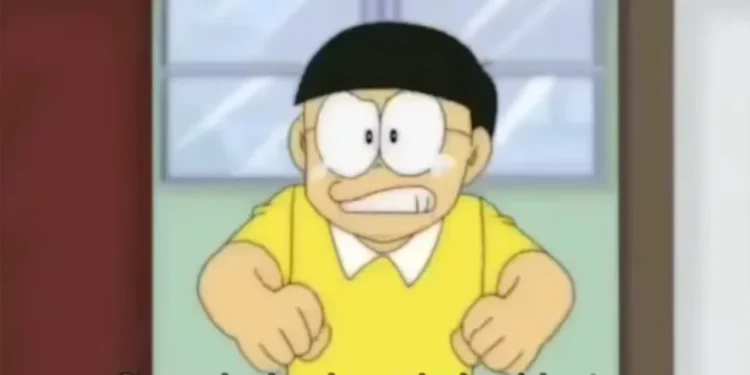 Doraemon Ending: Nobita rushes into his room crying