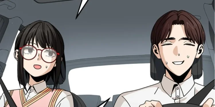 Maybe Meant To Be Chapter 59: Suyeon and Sang-U riding a car