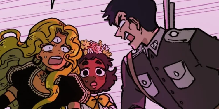 An officer capturing Rainah