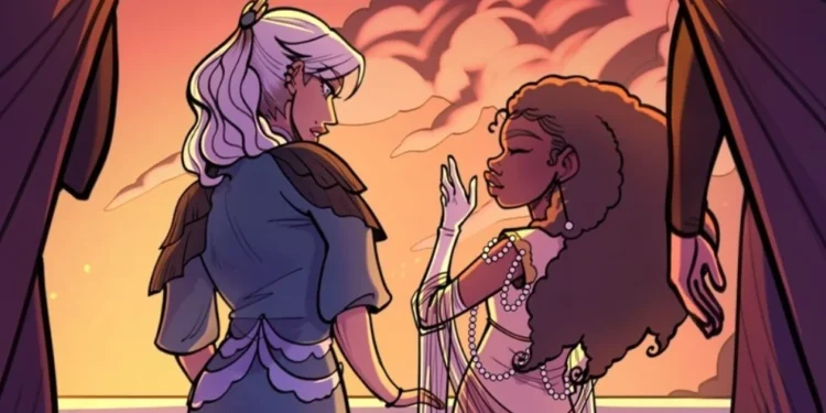 Dagger to the Heart Chapter 11: Lady Barda and Princess Sazet talking