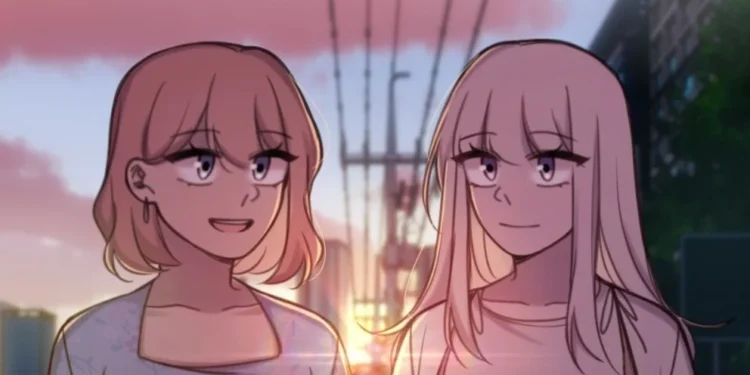 Min-ji and Hana on a date