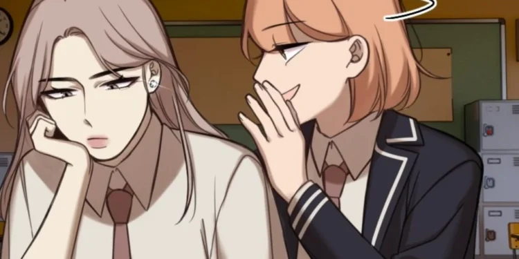 Inha and her friend plotting to bully Hana
