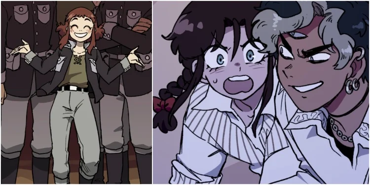 Amalia, Julia, and Sahed in Marionetta Chapter 31