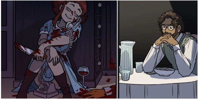 Amelia kills her husband (Marionetta Chapter 65-72)