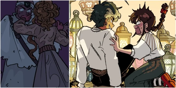 Julia and Sahed in Marionetta Chapter 25-32