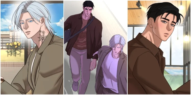 Aoi and Daejoon on their first date in Chocolate Snow Chapter 10
