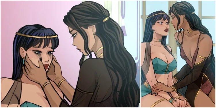Celia and Catalina Kiss
