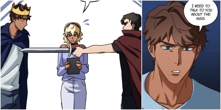 Mason, Cella, and Kieran in Love Bites Chapter 15