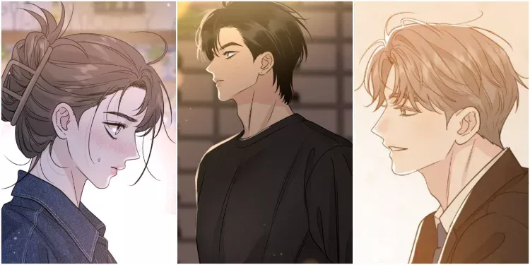 Yumin, Hyeondo, and Iseon in Selfish Romance Chapter 35-42