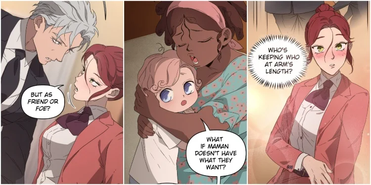 Gabriel, Davina, Jo, and Louis in The Mafia Nanny Chapter 67
