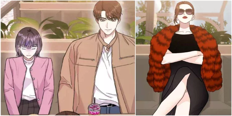 Jurim, Dowon, and Dowon's Mother in Singles' Royale Chapter 23