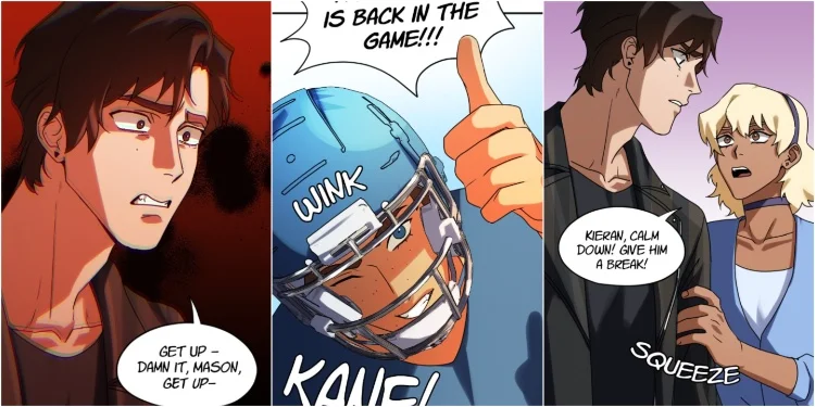 Kieran, Mason, and Cella in Love Bites Chapter 21
