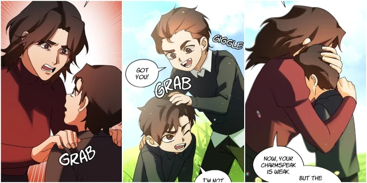 Laura, Kieran, and Cedric in Love Bites Chapter 19