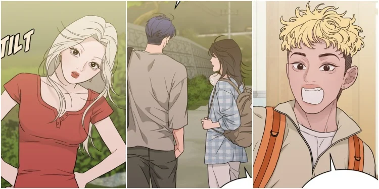 Characters of My Lucky Strike Webtoon