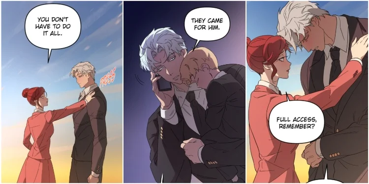 Davina and Gabriel Romance in The Mafia Nanny Chapter 82