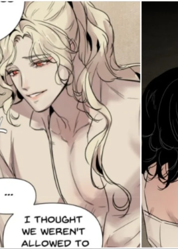 Edric and Elysia in Vampire Meets Huntress Chapter 10