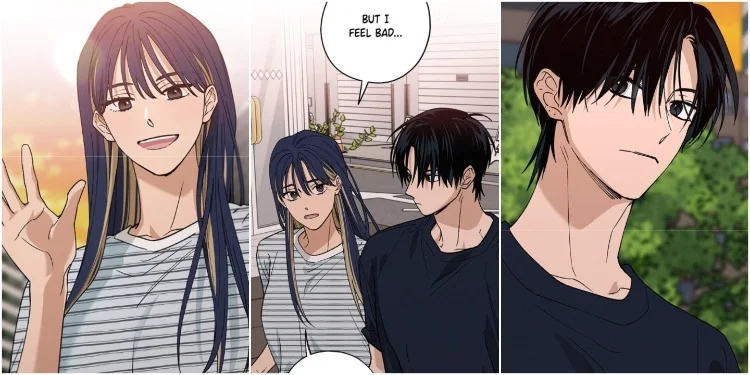 Eunseo and Hyeon in In Between Chapter 44-53