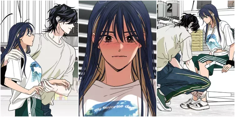 Eunseo and Sihwa in In Between Chapter 29-35