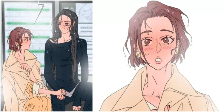 Hanbyeol and Chanmi in Unnie I Like You Chapter 50