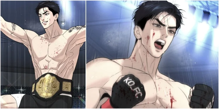 Joo Jaekyung As the MMA Champion in Jinx Chapter 75