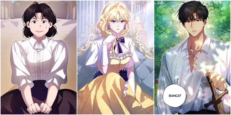 Leanne Sparta, Bianca, and Ricardo in I'm A Villainess But I Won't Live Like One Chapter 1-8