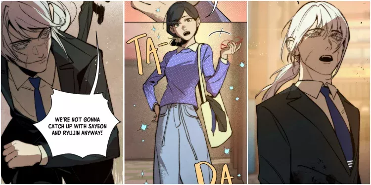 Min and Sayeon in Hand Jumper Chapter 93