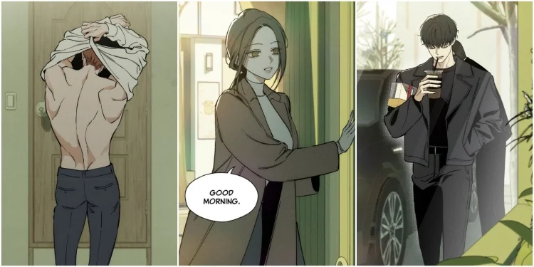 Mincheol, Haesu, and Taeha in Tears on A Withered Flower Chapter 1-9